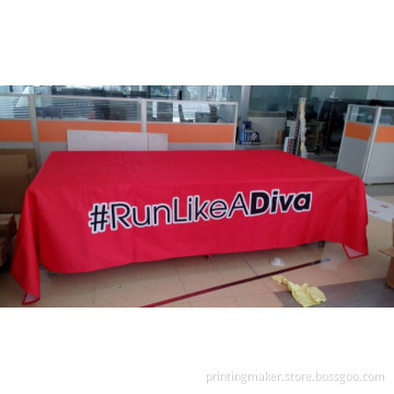 washable trade show advertising Table Cloth Printing , table cover printing